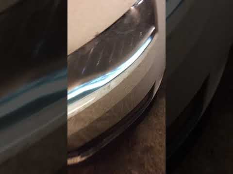 Шкода Рапид замена лампы противотуманной фары 2020