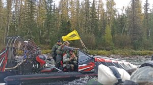 На аэролодках по р. Пезо сентябрь 2023