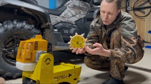 Обслуживание и ремонт гусеничного модуля с мотором (приставка к снегокату)