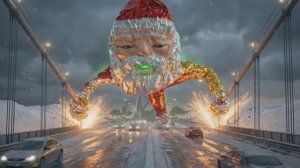 Мутант Санта клаус или монстр Дед Мороз сказка про злого санту деда мороза и мальчика хулигана