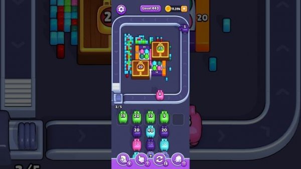 Прохождение 443 уровня Pixel Flow