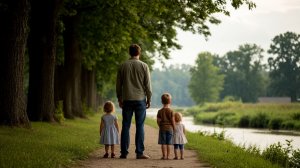 Бросила детей на мужа, а сама в закат