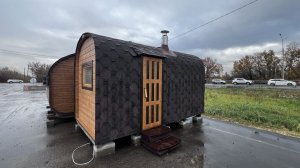 Баня-сундук, новая просторная модель.