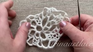 Мотив для ирландского кружева Фантазийный элемент крючком