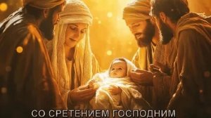 В Иерусалимском храме- Сретение Господне. Трогательная музыкальная открытка.