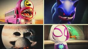 СОНИК ПРОТИВ АВТОБУСНОГО ЧУДИЩА: НОЧНОЕ ПРИКЛЮЧЕНИЕ ПОД ЛУНОЙ! 🆚🦸♂️🚌 МУЛЬТИКИ