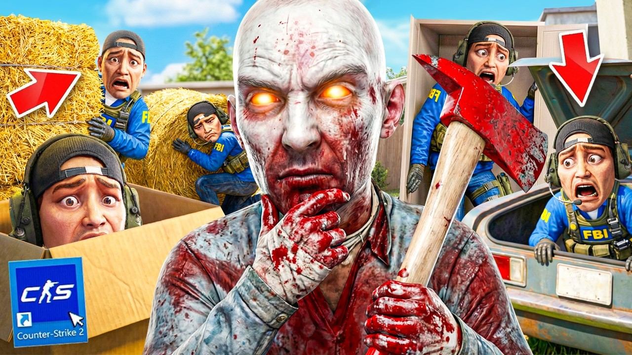 1 МАНЬЯК vs 10 ПОДПИСЧИКОВ! ОН УСТАНОВИЛ ПАРОЛЬ НЫ НЫЧКУ! ОЧЕНЬ УГАРНЫЕ ПРЯТКИ! МАНЬЯК CS2 смотреть онлайн