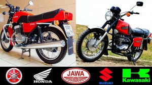10 Японских Конкурентов  Jawa 350 и Иж Планета 5 !