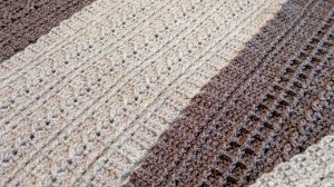 Узоры для пледа " Капучино " .