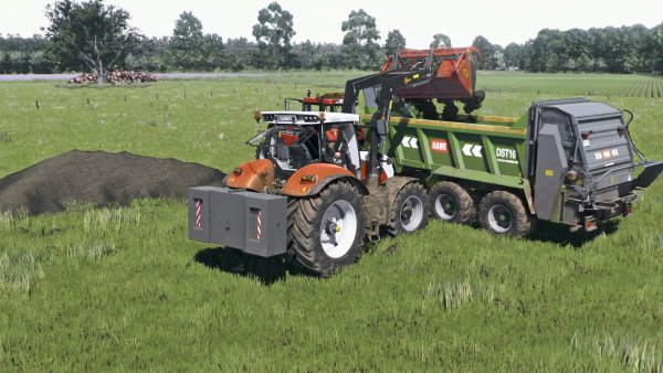 FS25. Погрузка и внесение удобрений