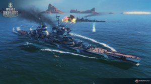 Мир кораблей (World Of WarShips).Линкор Gascogne+линкор Kii