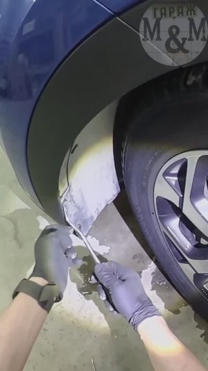 Kia Sportage 4 снятие левого крыла