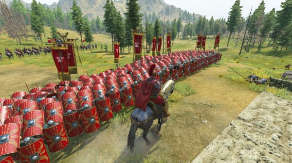 1000 римлян атакуют египетскую армию на мосту | Mount & Blade 2