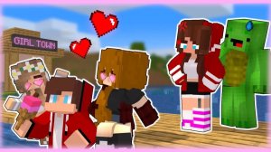 Город только для девочек?! Майнкрафт Мультик