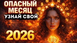 04. Твой самый ОПАСНЫЙ месяц 2026 Какой знак пострадает первым? | Твой Знак