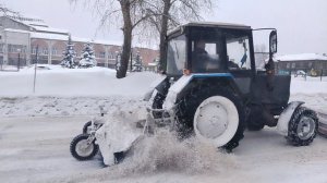 очистка дорог от снега 194 часть