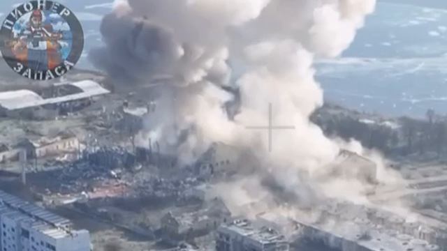 Уничтожение точки запуска дронов. #СВО