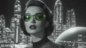 - Ретрофутуристическая джазовая расслабляющая музыка в футуристической мечте 1950-х Годов_360P