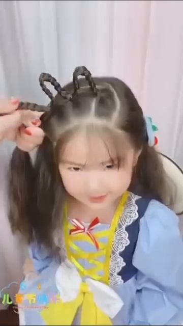 Интересная детская прическа корона смотреть онлайн