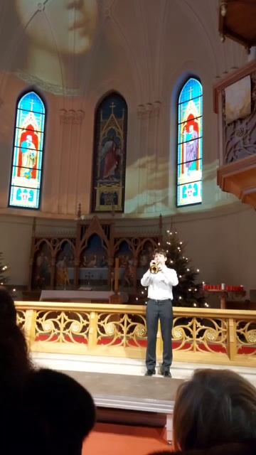 Волшебное звучание двух труб и органа под сводами Московского собора св. Петра и Павла смотреть онлайн