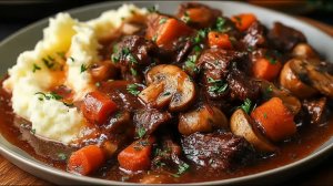 Мясо ТАЕТ во рту! Говядина по-бургундски: Классический рецепт мяса в духовке