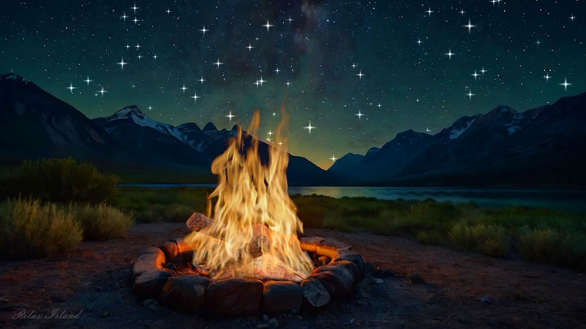 ОЧЕНЬ КРАСИВАЯ УСПОКАИВАЮЩАЯ МУЗЫКА ДЛЯ СНА 🎵 МЕДИТАТИВНАЯ РАССЛАБЛЯЮЩАЯ МУЗЫКА ДЛЯ ДУШИ У КОСТРА смотреть онлайн
