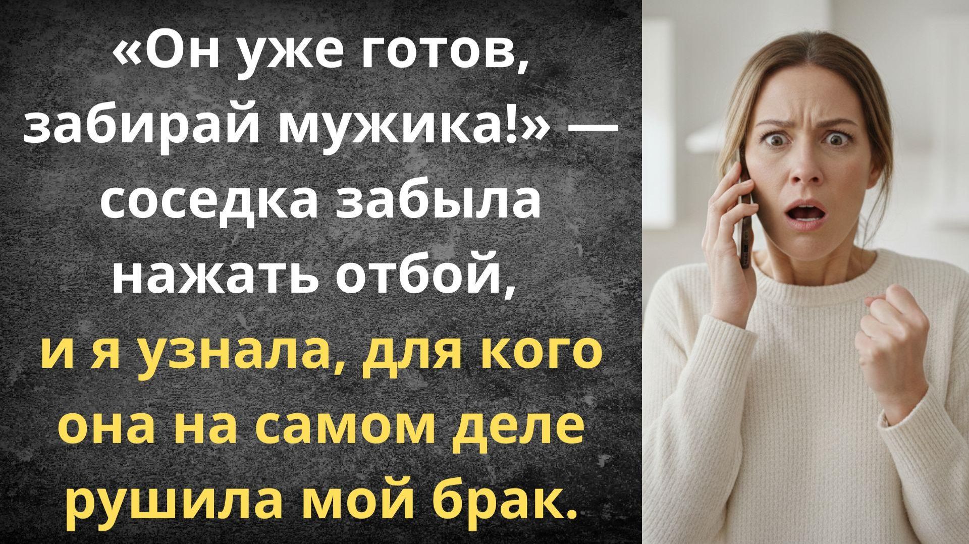 Случайный звонок спас мой брак | Истории из жизни Случайный звонок спас мой брак | Истории из жизни