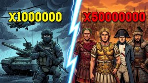 1 СОВРЕМЕННАЯ АРМИЯ РФ против 50 МИЛЛИОНОВ ВОИНОВ ВСЕХ ДРЕВНИХ ИМПЕРИЙ