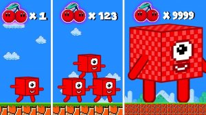 🍒Кубик попадает в море вишни и начинает эволюцию!