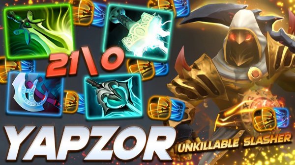Yapzor Juggernaut Unkillable Slaher — профессиональный геймплей в Dota 2 [Смотри и учись]