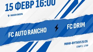 FC Auto Rancho - FC Drim