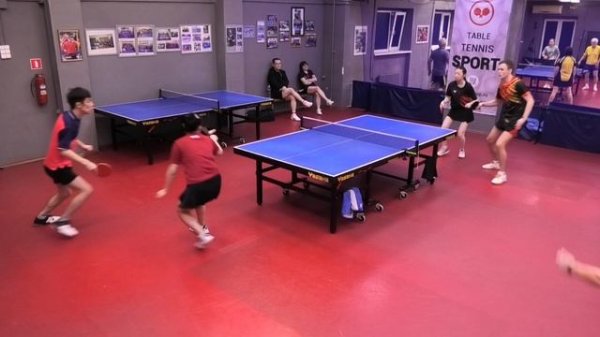 жесть! отбор Дылыков/Ноговицына (1368) - Баландин/Кан (948) 08.02 Парный МИКСТ настольный теннис