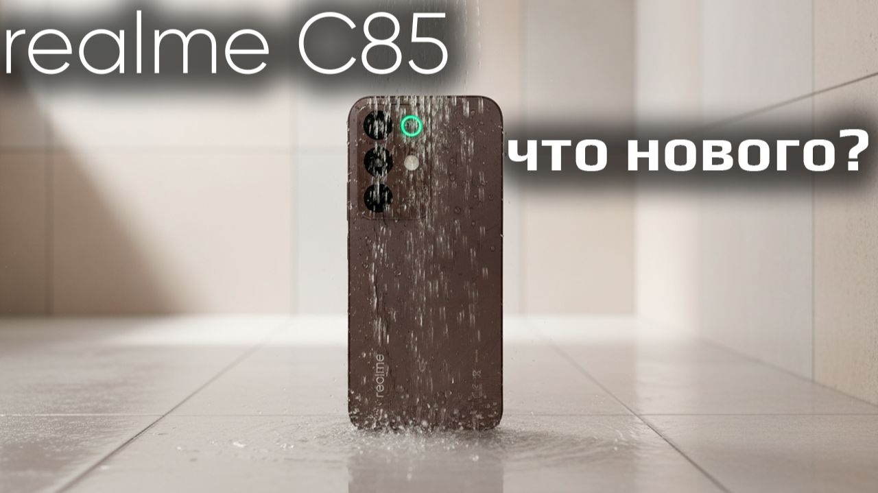 realme C85 — IP69, мощная батарея и обновлённый процессор | Полный обзор смотреть онлайн
