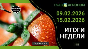 Итоги недели с ГлавАгроном 09.02.2026 – 15.02.2026
