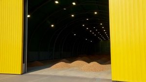 Арочный каркасный ангар