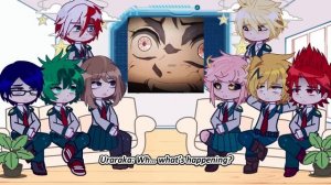 Реакция Мга на Незуко как новый студент 🇬🇧Автор хз