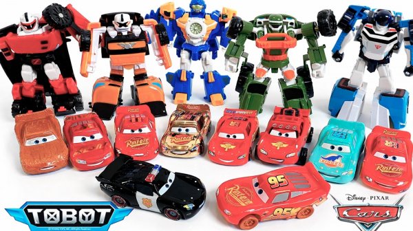 ТОБОТЫ или МАШИНКИ ТАЧКИ Маквин! Мультики про машинки Трансформеры Роботы Тоботы TOBOT