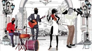 Прага. Уличные музыканты.