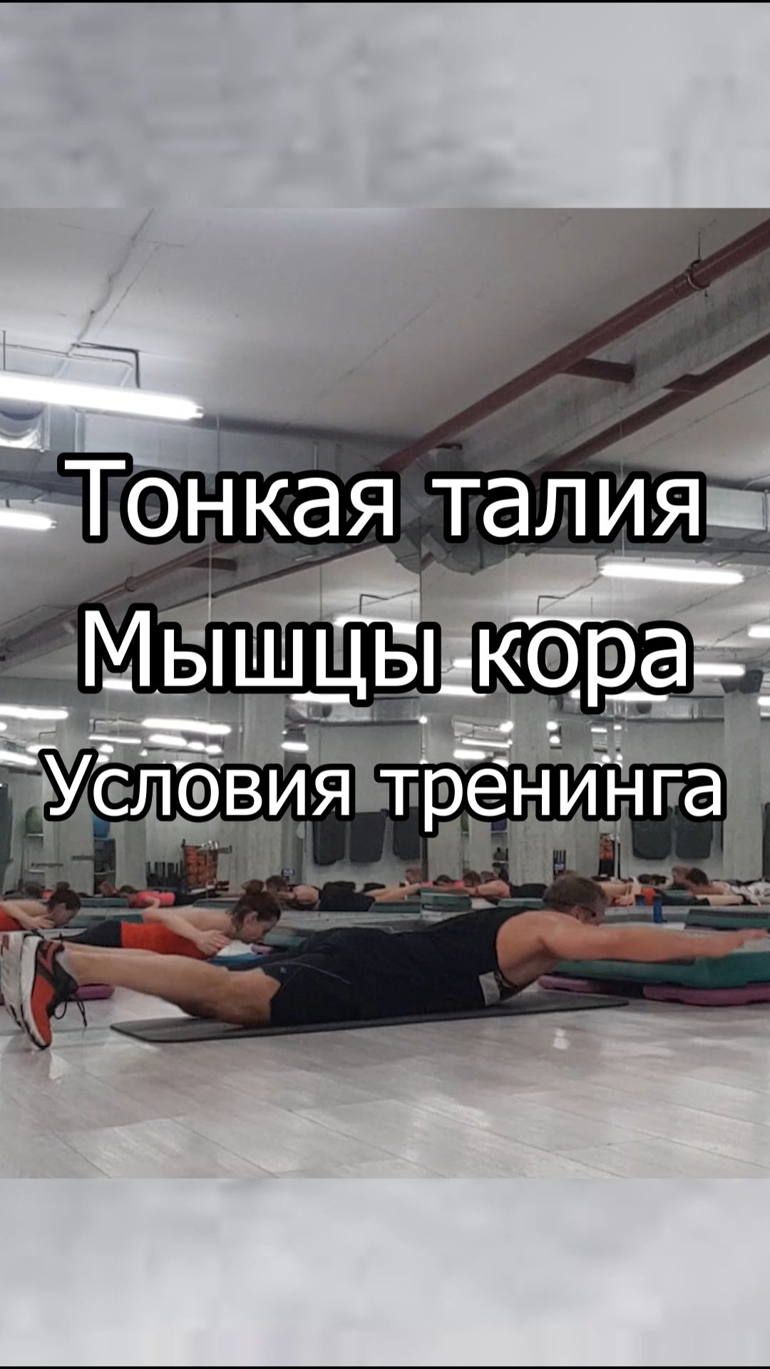 Тонкая талия. Мышцы кора. Условия тренинга
