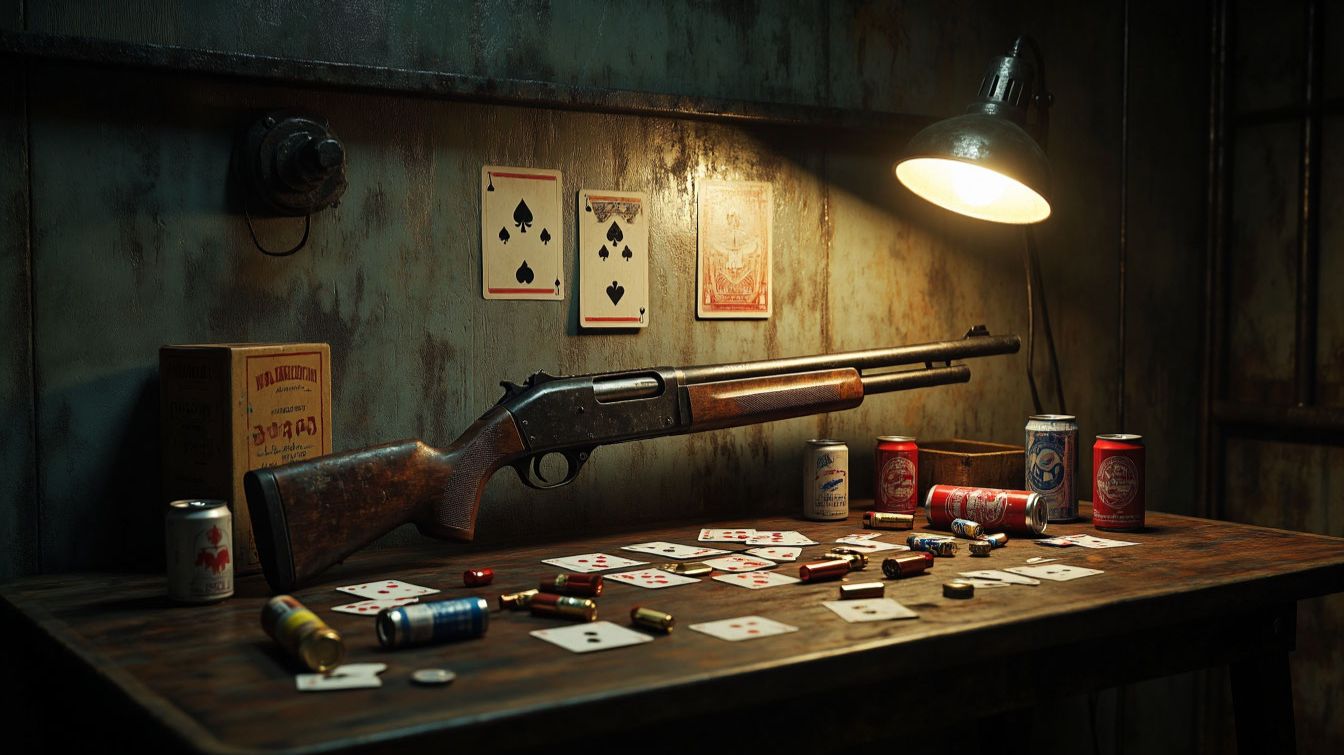 играем в Buckshot Roulette смотреть онлайн