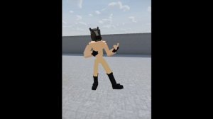 A man in a horse mask....