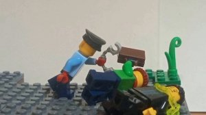 анимация (ловля бандита)