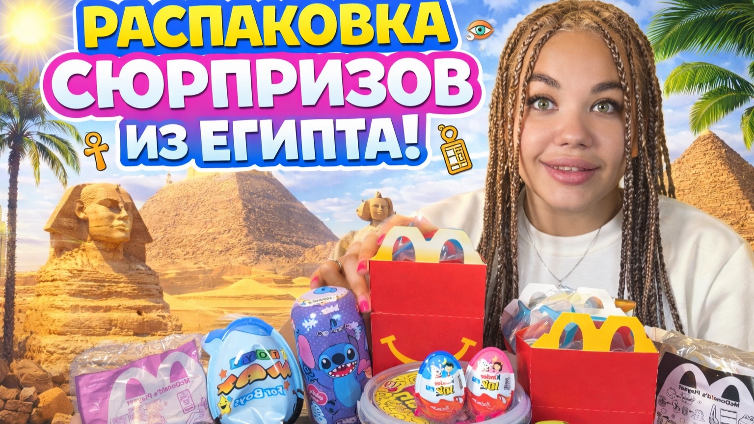 ☀️Сюрприз MIX! 🌈Я привезла СЮРПРИЗЫ из Египта! 🇪🇬✨ Открываем вместе! 😍🎁 смотреть онлайн