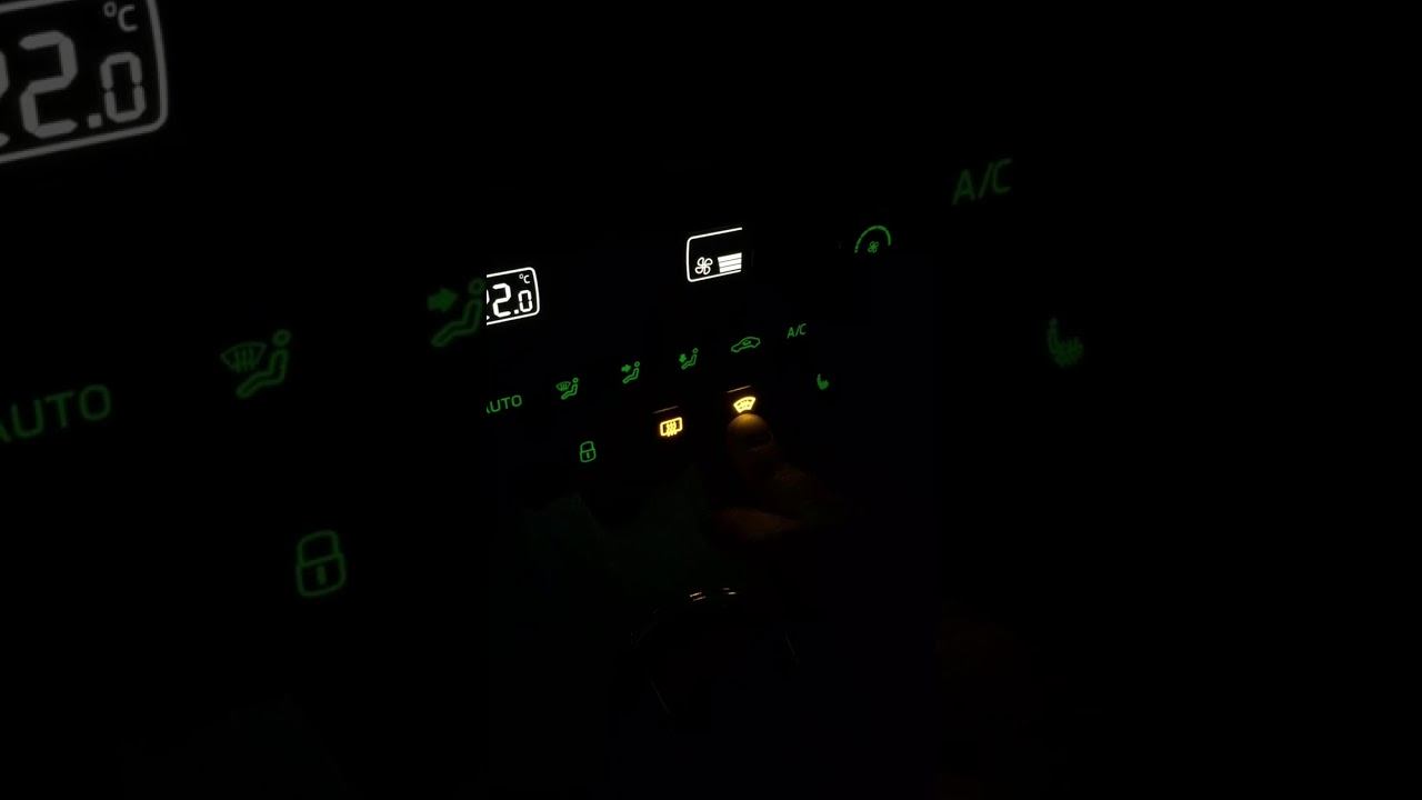 Шкода рапид постоянный обогрев лобового и заднего стекла#shorts