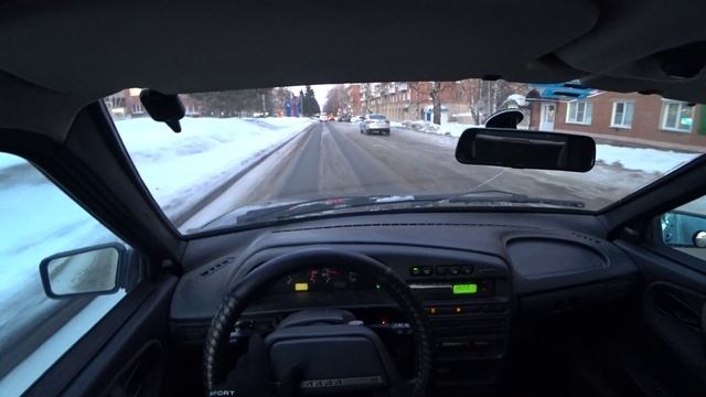 ЕДУ ПО ГОРОДУ НА ВАЗ 2114 - ВИД ОТ ПЕРВОГО ЛИЦА! смотреть онлайн