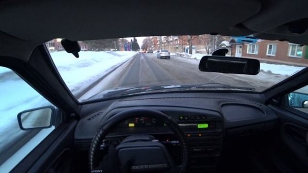 ЕДУ ПО ГОРОДУ НА ВАЗ 2114 - ВИД ОТ ПЕРВОГО ЛИЦА!