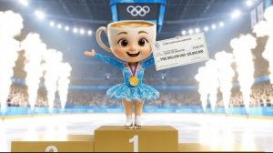 Балерина Капучино соревнуется вмес о своей мамы и выигрывает.