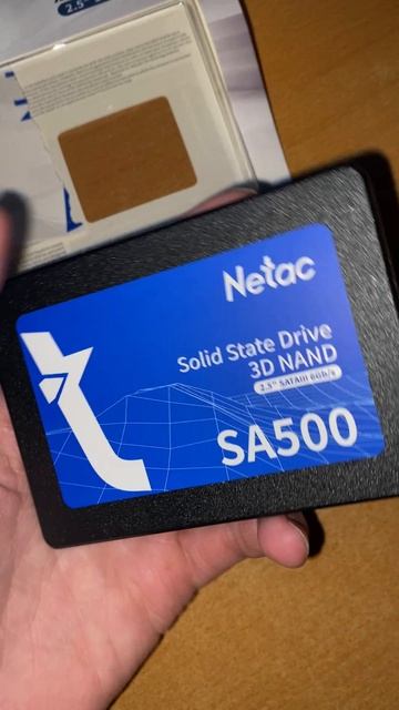 ДЕФИЦИТ ПАМЯТИ!КУПИЛ КИТАЙСКИЙ ССД ДИСК NETAC SA500 120 GB! ССД НЕТАК SATA 3D NAND ФОРМ ФАКТОР 2.5