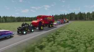 Молния Маквин и зомби , монстры, залипашка Смогут ли автомобили Pixar выжить в этом безумном тесте