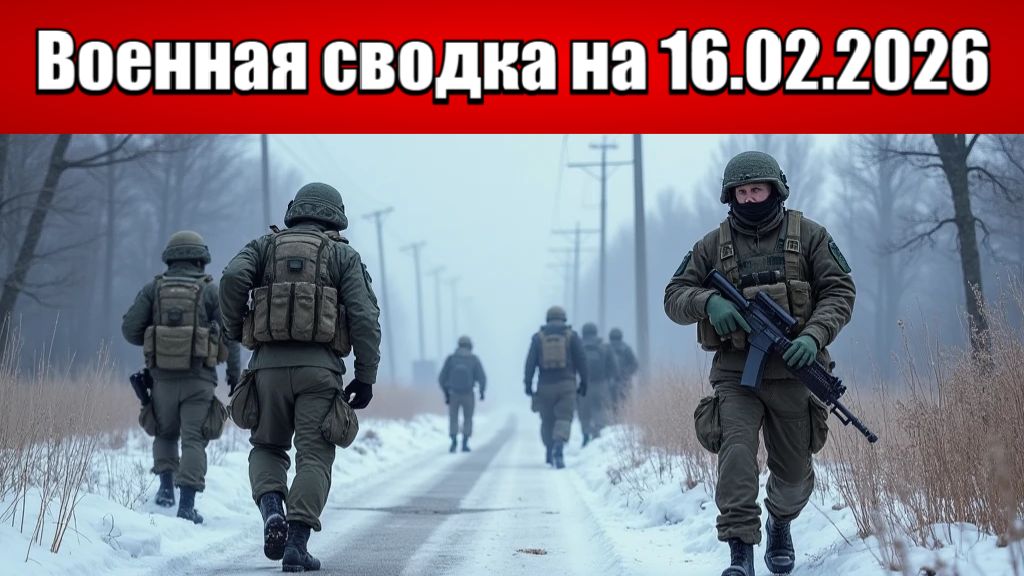 «ВС РФ прорвали линию обороны ВСУ и движутся к Верхней Терсе!»: Военная сводка на 16.02.2026 смотреть онлайн